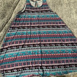 Adorable tank dress with Elephants